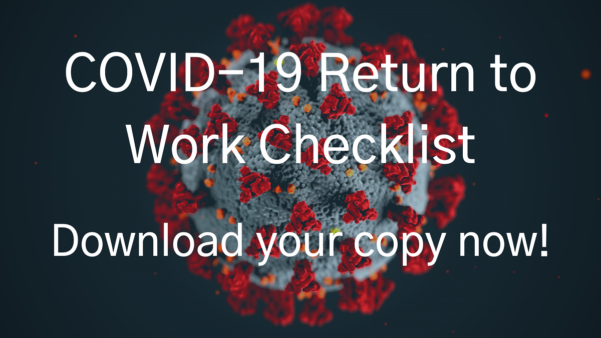 COVID-19 Return to Work Checklist