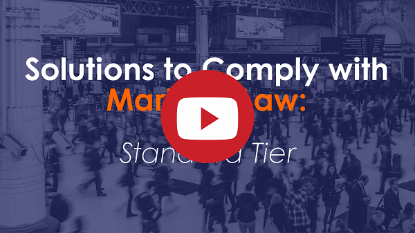 Comply with martyn's law standard Teir